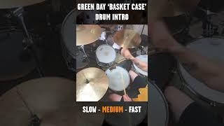 Green Day ‘Basket Case’ intro fill played slow, medium & fast!