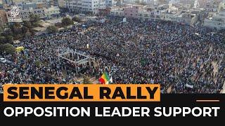 Huge rally in support of Senegal opposition leader Sonko | Al Jazeera Newsfeed