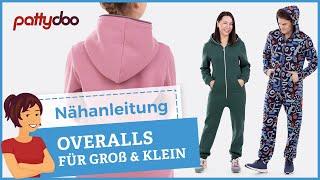 The coziest piece of clothing in the world!  Sew your own onesie overall for children & adults