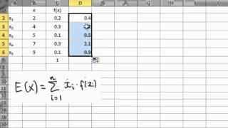 Expected value discrete random variable