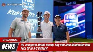 TGL Inaugural Match Recap: Bay Golf Club Dominates New York GC in 9-2 Victory! । USA TODAY NEWS