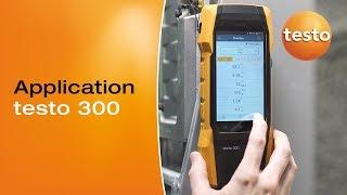 Flue gas measurement with the testo 300 flue gas analyzer