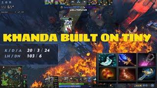 How to Play Khanda Offlane TINY vs MORPHLING Spammer