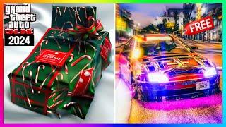 UNLOCK Rare Christmas Vehicle, FREE Tuner Car, NEW Xmas, Money, GTA 5 DLC 2024 (GTA Online Update)