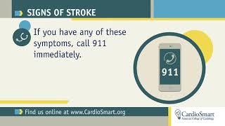 CardioSmart | Signs of Stroke