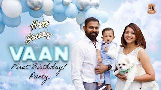 Celebrating Vaan's 1st Birthday | Party in the backyard