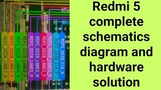Xiaomi REDMI 5 complete Schematic diagram and hardware solution