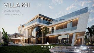 VILLA K01 | INTEGRAL ARCHITECTURE | DAKAR / SENEGAL | LAND 58 X 27 m