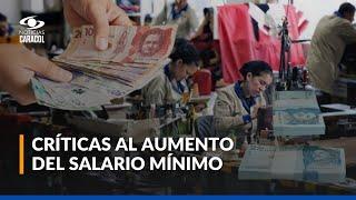 Voces a favor y en contra del aumento de salario mínimo en Colombia para el 2025