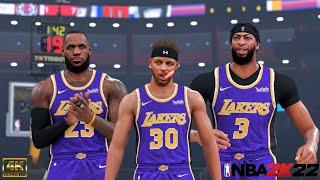 What if Stephen Curry Joined the LAKERS? | NBA 2K22 Season Showcase | Lakers vs. Clippers