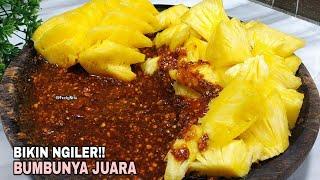 BIKIN NGILER!! RAHASIA BUMBU RUJAK YANG ENAK || CARA MEMBUAT RUJAK BUAH NANAS ALA PEDAGANG KELILING