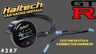 Haltech Can Gauge install R33 GTR #287