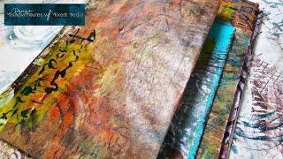 Adding a touch of grunge to your journal #mixedmediaenvelopejournal