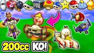 I Hosted An INSANE Item Rain KNOCKOUT In Mario Kart Wii!