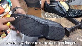 How to sew shoes to make them last