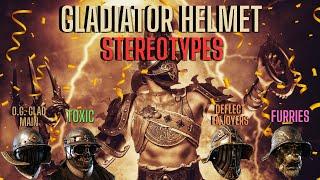 GLADIATOR HELMET STEREOTYPES