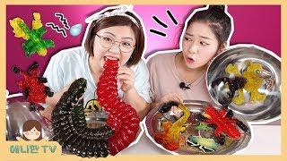 Real Toy vs Gummy Food Challenge  [AnnieHan TV]