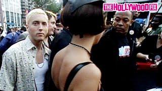 Eminem, Dr. Dre & Ex-Wife Nicole Young Arrive To The 1999 MTV Video Music Awards Red Carpet In N.Y.