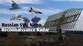 Nebo SVU Russian Reconnaissance Radar with AESA Technology, Able to Detect US Stealth Fighters.