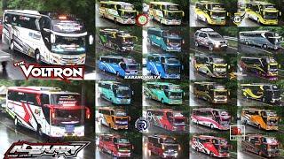 Mobil Bus Telolet Voltron, Albaary, Elegante, Al Farizi, King Rock, Cekap Terang, Gayatri, Khenzzoo