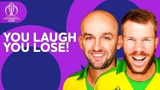 YOU LAUGH, YOU LOSE | Nathan Lyon vs David Warner | ICC Cricket World Cup 2019