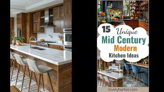 15 Unique Mid Century Modern Kitchen Ideas