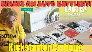 A.I.Pokalypse - the Auto Battle Card Game - Auto Battle? - Kickstarter Critique Review