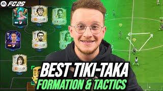 THE BEST TIKI TAKA CUSTOM TACTICS & Formation In EA FC 25!