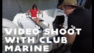 BROOKE GOES ON A VIDEO SHOOT WITH CLUB MARINE | The Rudder