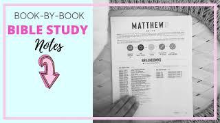 Bible Breakdowns: Book-By-Book Bible Study Notes