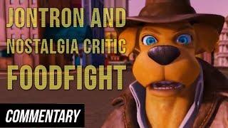 [Blind Reaction] Jontron and Nostalgia Critic - Foodfight!