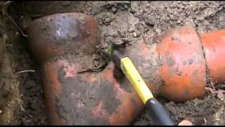 Replacing Clay Main Sewer Line With ABS Plastic Pipe