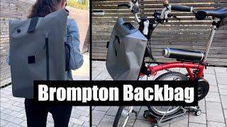 Brompton Borough Backbag Rucksack-Fahrradtasche