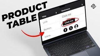 How to Add Links, Buttons & Icons in WooCommerce Product Table Plugin