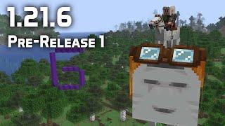 News in Minecraft 1.21.6 Pre-Release 1