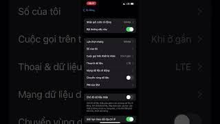 Tắt VoLTE (Thực hiện cả 2 sim) trên IP để chơi game ko giật lag, khắc phục lỗi ko gọi được messenger