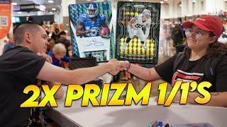 I Bought Two HUGE Prizm 1/1's At The National Card Show! 