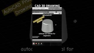 CAD 3D DRAWING | Make a Thread.