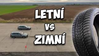 Funguje letní guma v zimě lépe než zimní? Zjistili jsme a změřili za vás.