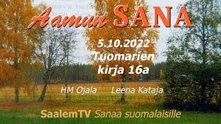 Aamun SANA 5.10.2022 livestriimi tallenne