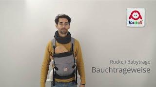 Ruckeli Babytrage - Bauchtrageweise