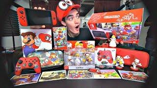 *SIGNED BY REGGIE* ULTIMATE Super Mario Odyssey Unboxing!! (Amiibo, Guide, Controller, etc)