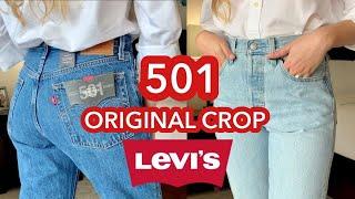 Levi’s 501 Original *Crop* Jeans Review | Compared to Wedgie Straight & 501 Skinny |Tawny Alessandra