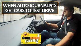 When auto journalists get cars to test | MotorScribes Funnies Video