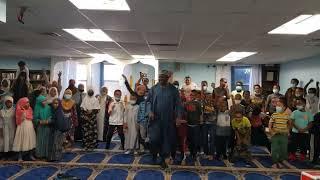 Islamic Outreach Center of Colorado Students and the principal happy moments