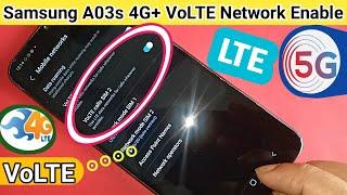 Samsung Galaxy A03s 4G+ VoLTE network Enable