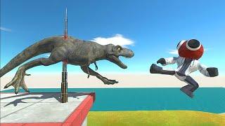 Stab With Giant Spike and Kick by Red - Animal Revolt Battle Simulator