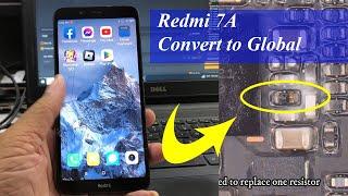 Redmi 7a Convert to global Hardware + Software Done 