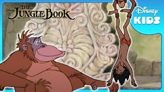  Monkeys Ambush Mowgli! | Jungle Book | Disney Kids