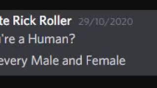 Oh you're a Human?